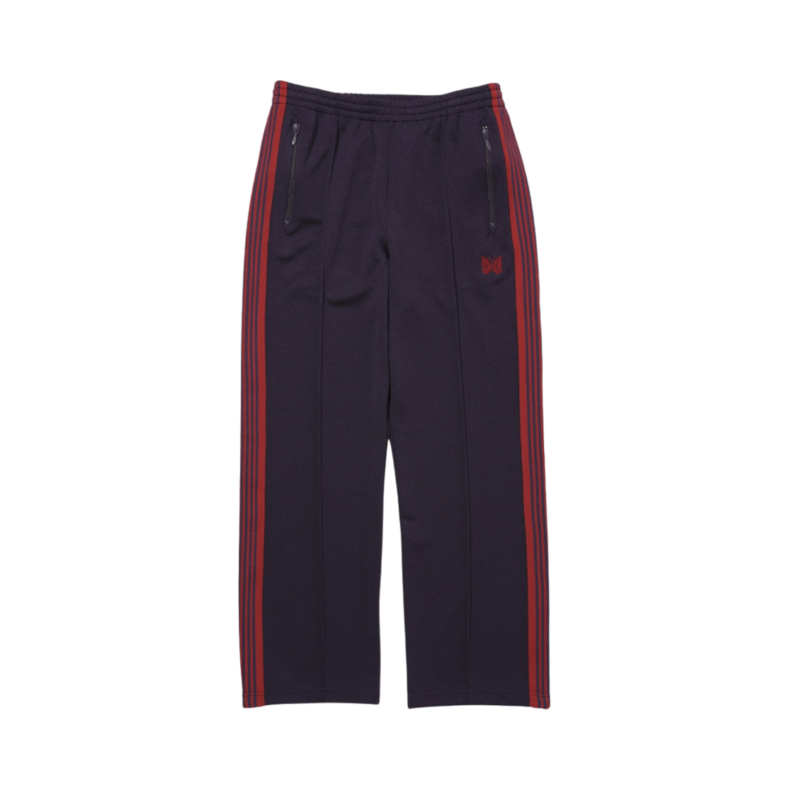 니들스 스트레이트 트랙 팬츠 폴리 스무스 다크 퍼플