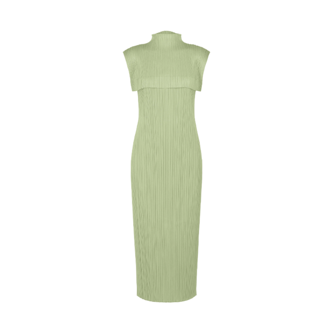 (W) 플리츠 플리즈 이세이 미야케 MC 준 드레스 파스텔 그린