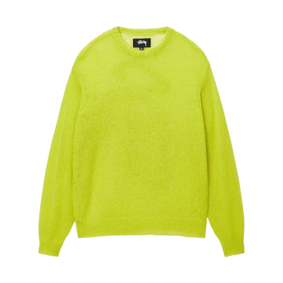 117205 Stussy S Loose Knit Sweater Lime