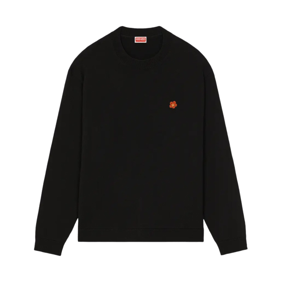 FD55PU3813LB99J Kenzo Wool Boke Flower Jumper Black