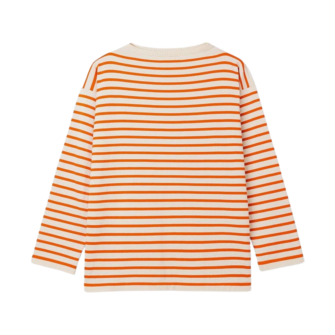 - Andersen Andersen Boatsman Sweater Raw Cotton Orange Stripe