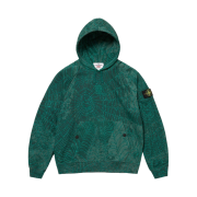 Supreme x Stone Island Hooded Sweatshirt Dark Green - 23FW