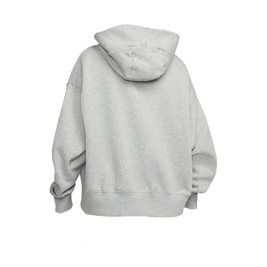 (W) 나이키 NSW 오버사이즈 풀오버 후드 다크 그레이 헤더 - 아시아((W) Nike NSW Oversized Pullover Hoodie Dark Grey Heather - Asia) - 2