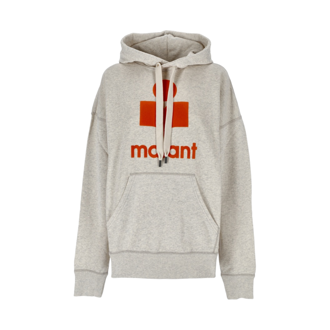 SW0362-22A044E-23EC (W) Isabel Marant Mansel Oversized Hoodie Sweatshirt Ecru - 22FW