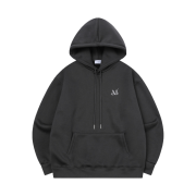 Signature Basic Logo Hood T Charcoal