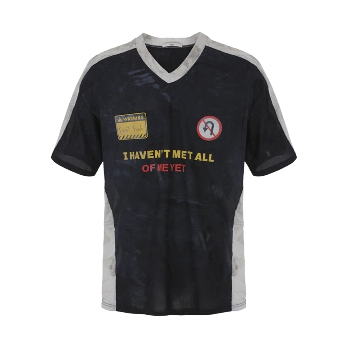 - Nos Couleurs Washed Film Jersey T-Shirt Black