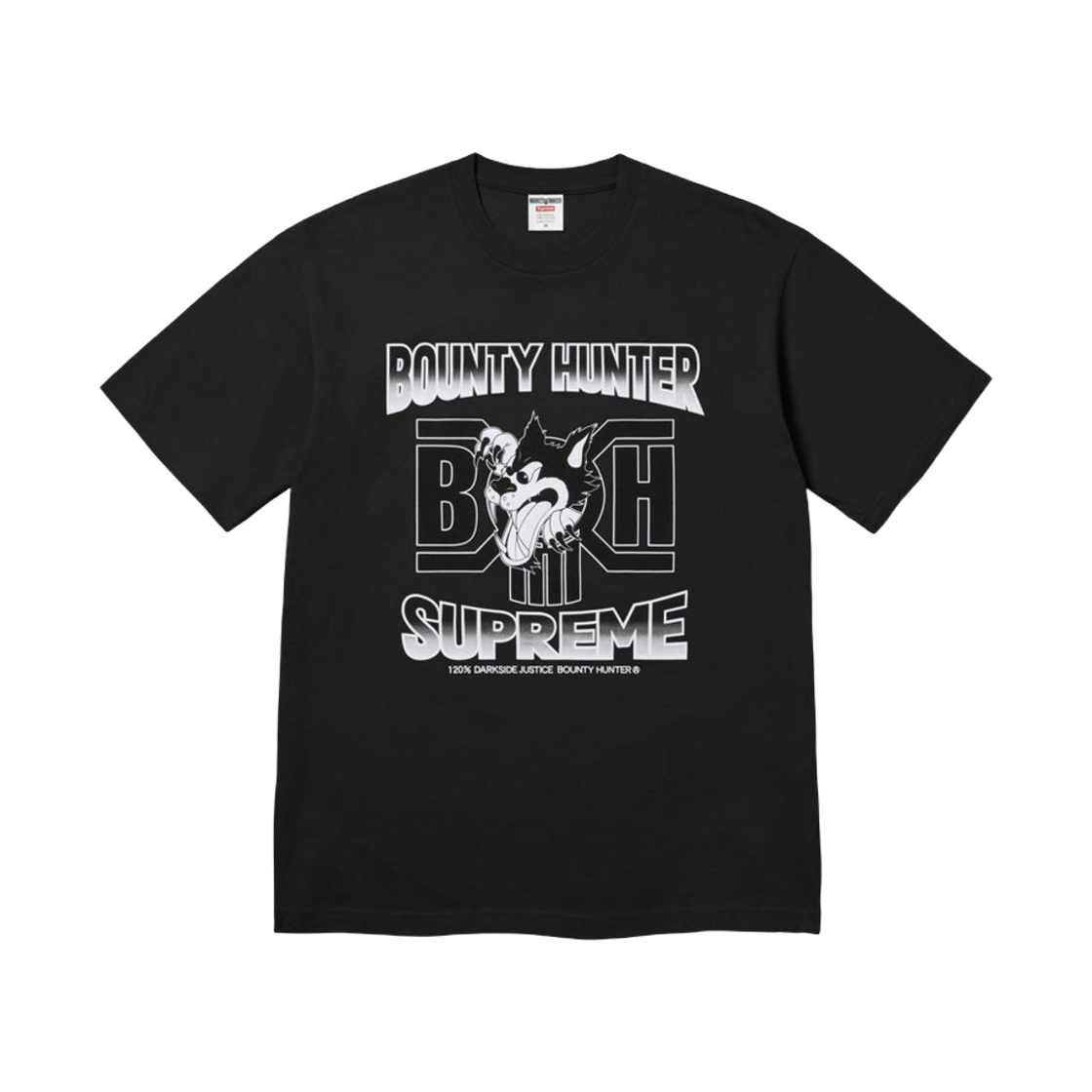 슈프림 x 바운티 헌터 울프 티셔츠 블랙 - 23FW