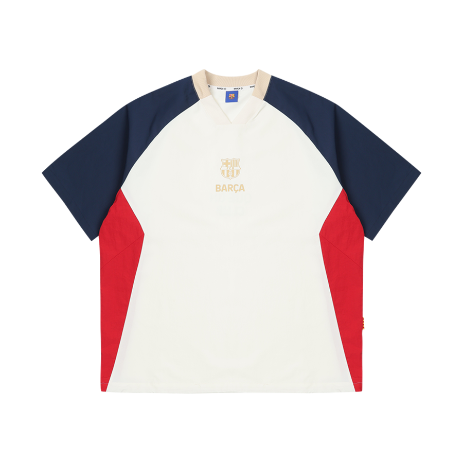 FC 바르셀로나 클래식 라인 우븐 유니폼 아이보리(FC Barcelona Classic Line Woven Uniform Ivory)