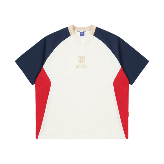 EBCAUFIV1 FC Barcelona Classic Line Woven Uniform Ivory