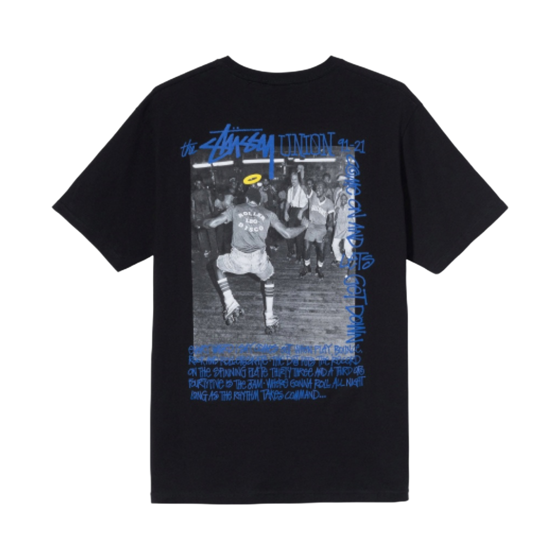 ★関税込★Stussy★Stussy x Union Roller Disco T-Shirt Black 스투시 x 유니온 롤러 디스코 티셔츠 블랙 | Stussy | KREAM