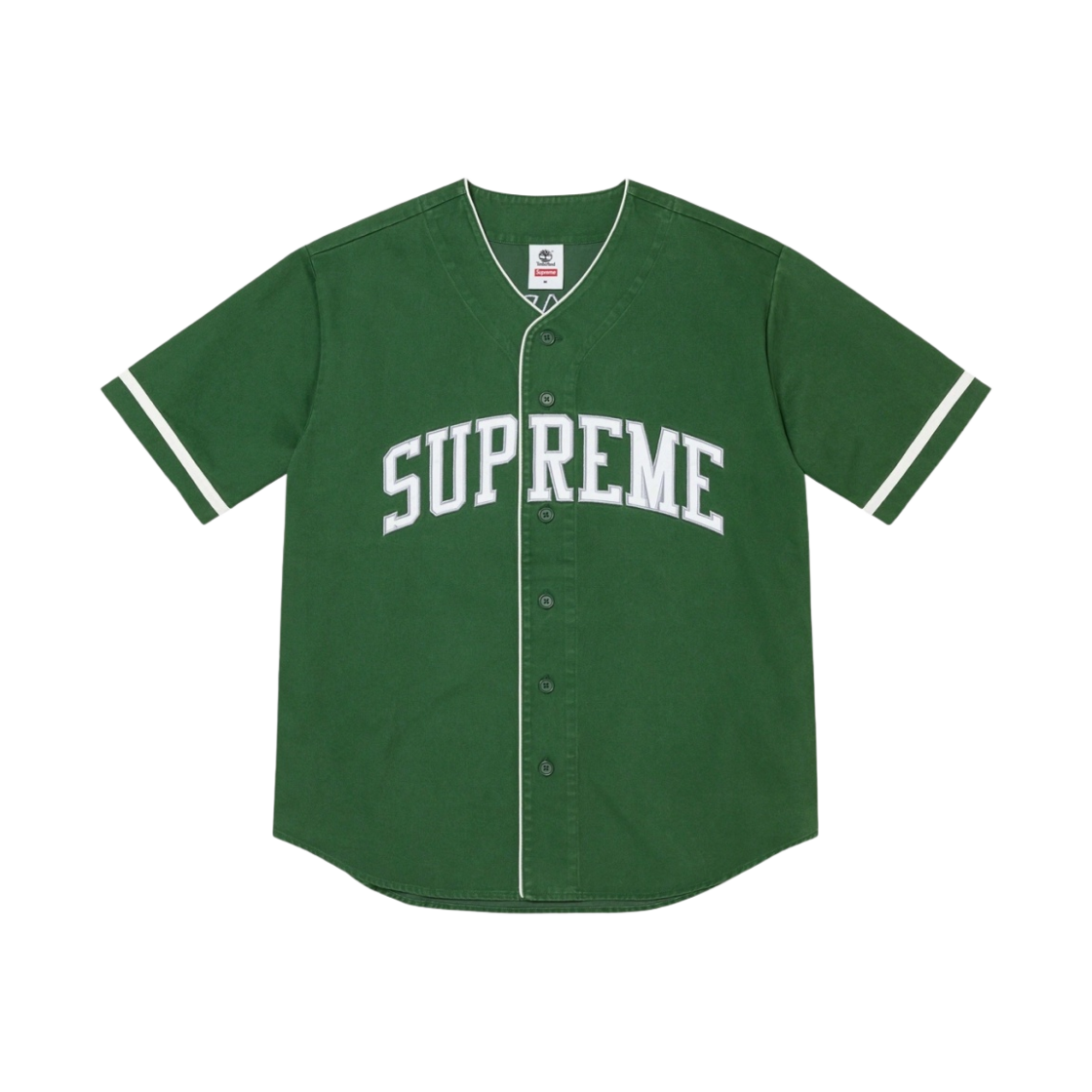 슈프림 x 팀버랜드 베이스볼 저지 그린 - 23SS(Supreme x Timberland Baseball Jersey Green - 23SS)