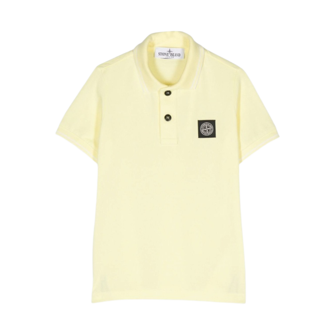 (키즈) 스톤 아일랜드 21348 폴로 셔츠 레몬 - 23SS((Kids) Stone Island 21348 Polo Shirt Lemon - 23SS) - 1