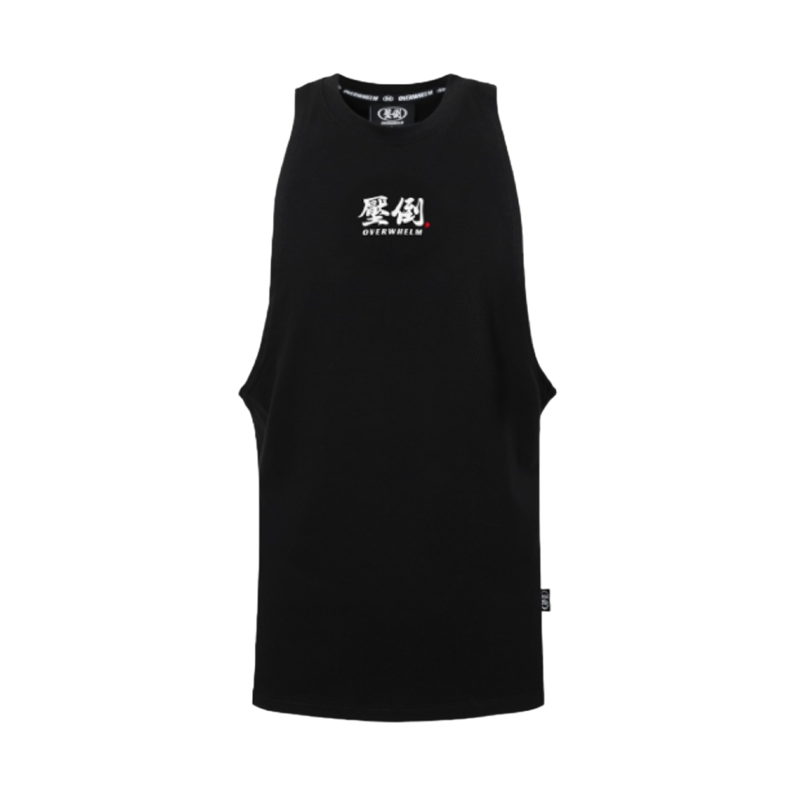 - Overwhelm Chestcut Basic Logo Sleeveless Black