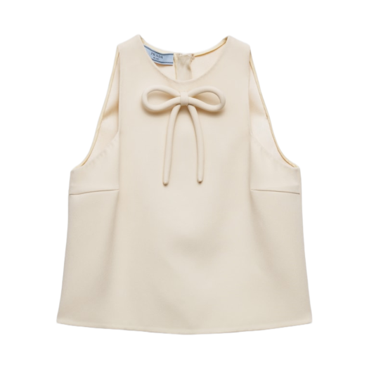 (W) Prada Sable Compact Top Natural