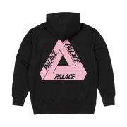 Palace Tri-Puff Print Zip Hood Black - 23SS