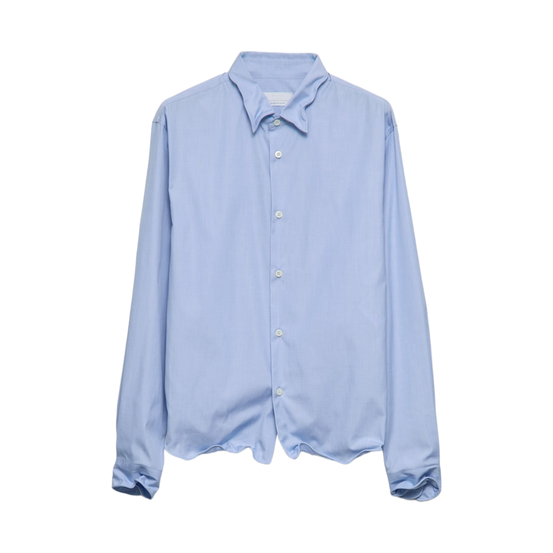 UCN596-15CO-F0012 Prada Cotton Shirt Sky Blue