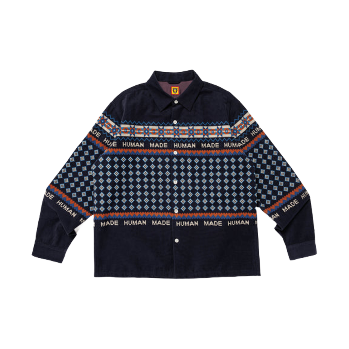 HM28SH016 Human Made Nordic Shirt Navy