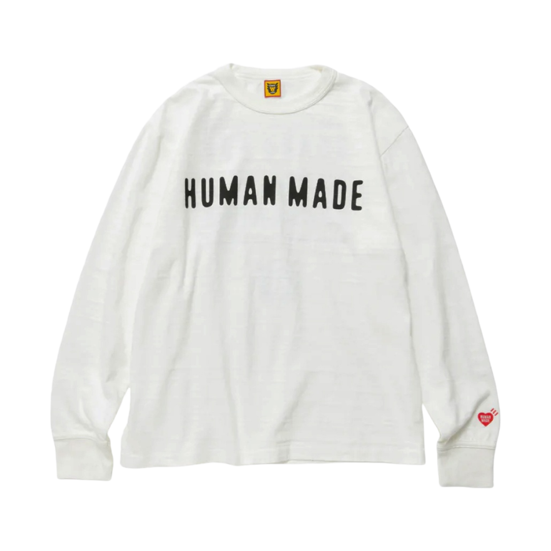 휴먼 메이드 클래식 롱슬리브 티셔츠 화이트(Human Made Classic L/S T-Shirt White) - 1