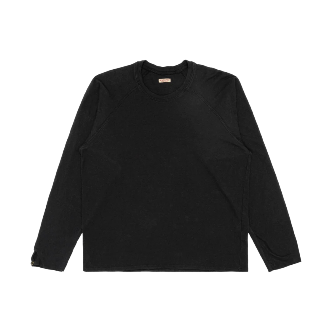 캐피탈 거즈 셰프 롱슬리브 티셔츠 레인보위 패치 블랙(Kapital Gauze Chef Long Sleeve T-Shirt Rainbowy Patch Black) - 2