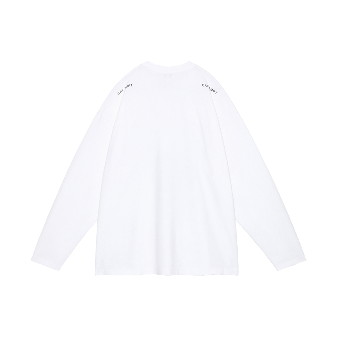 카브엠트 FK 디펫 빅 롱슬리브 티셔츠 화이트 - 25SS(Cav Empt FK Dfet Big Long Sleeve T-Shirt White - 25SS) - 2