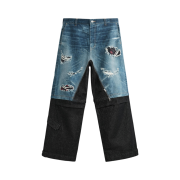 Zara x Andersson Bell Detachable Layered Jeans Medium Blue