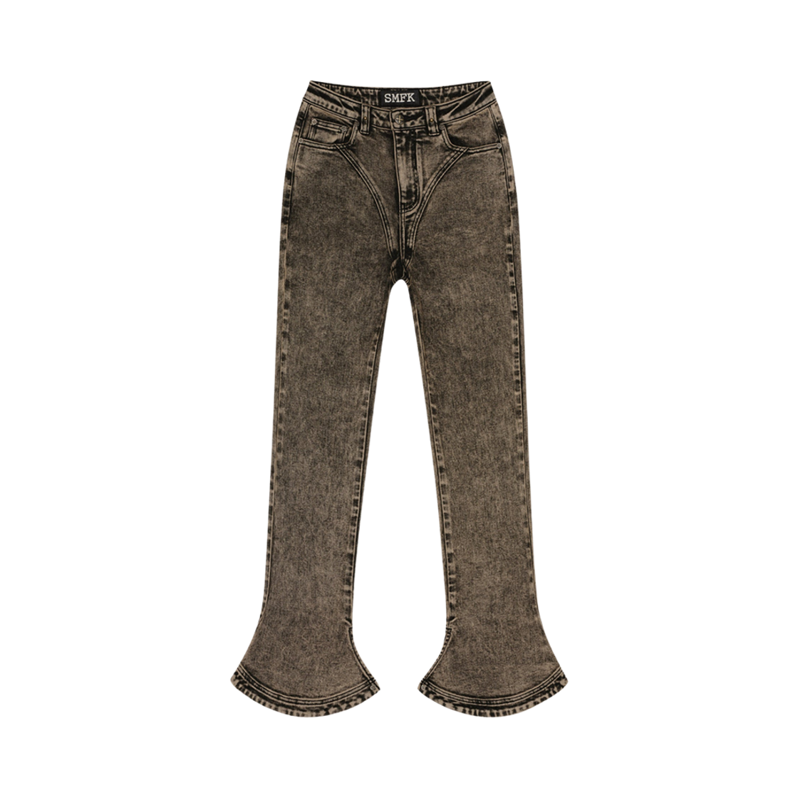(W) 에스엠에프케이 와일드월드 타르판 데님 진 선셋((W) SMFK Wildworld Tarpan Denim Jeans Sunset)