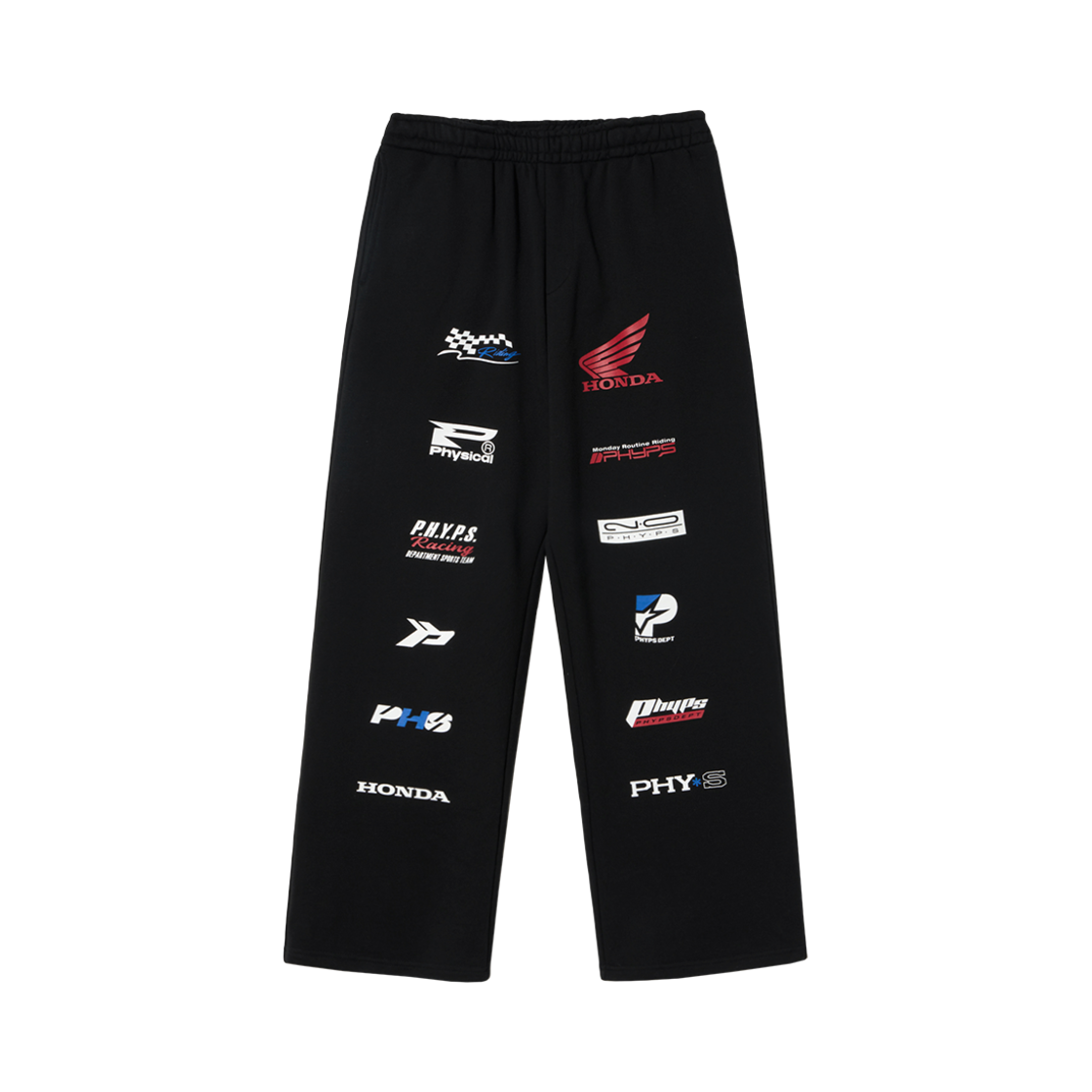 HGS1PT310SBK Honda Logo Artwork Sweat Pants Black
