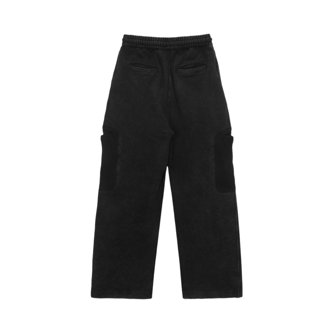 (W) 마뗑킴 피그먼트 다잉 스웨트팬츠 블랙((W) Matin Kim Pigment Dying Sweatpants Black) - 2