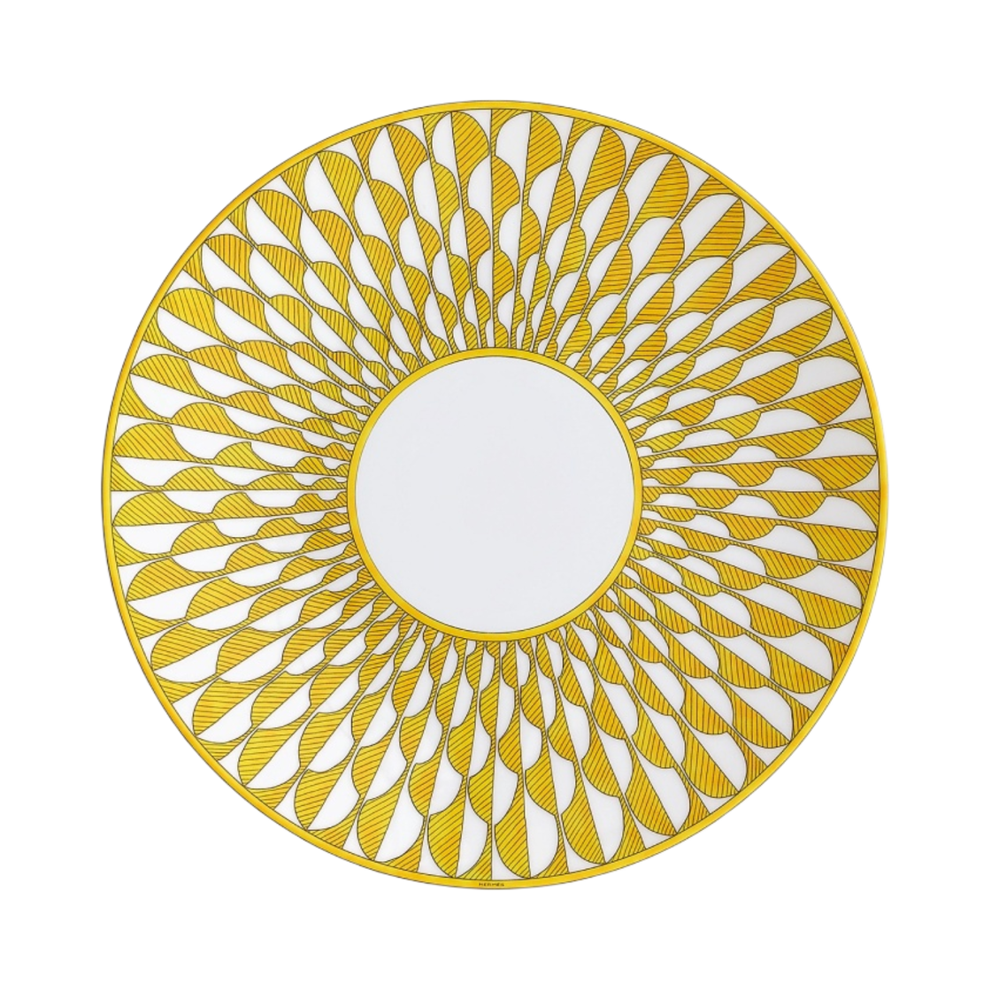 에르메스 쏠레이 데르메스 디너 플레이트 옐로우 (1개입)(Hermes Soleil d'Hermes Dinner Plate Yellow (1 Plate)) - 1
