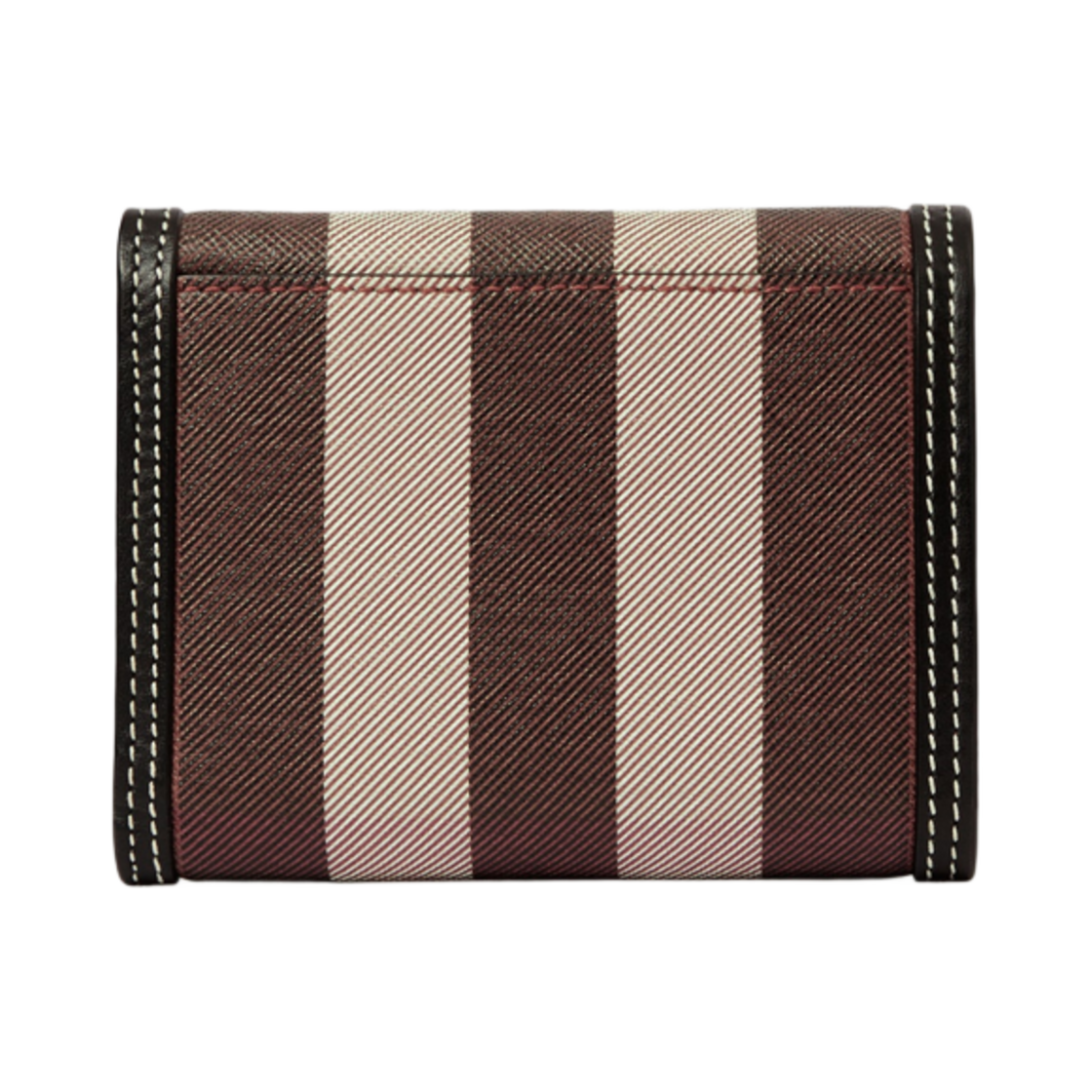 버버리 체크 앤 레더 스몰 폴딩 지갑 다크 버치 브라운(Burberry Check and Leather Small Folding Wallet Dark Birch Brown) - 2