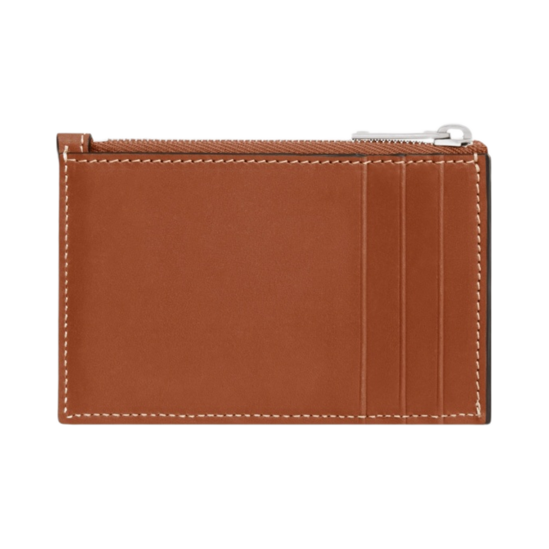 셀린느 트리옹프 엠보스드 내츄럴 카프스킨 지퍼 카드 홀더 탄(Celine Zipped Card Holder in Natural Calfskin with Triomphe Embossed Tan) - 3