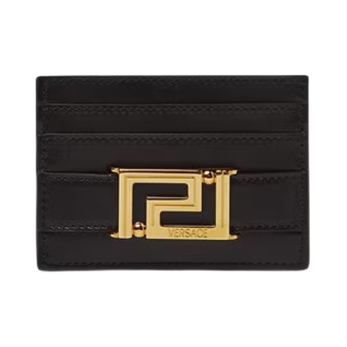 1007218-1A05134-1B00V Versace Greca Goddess Card Holder Black