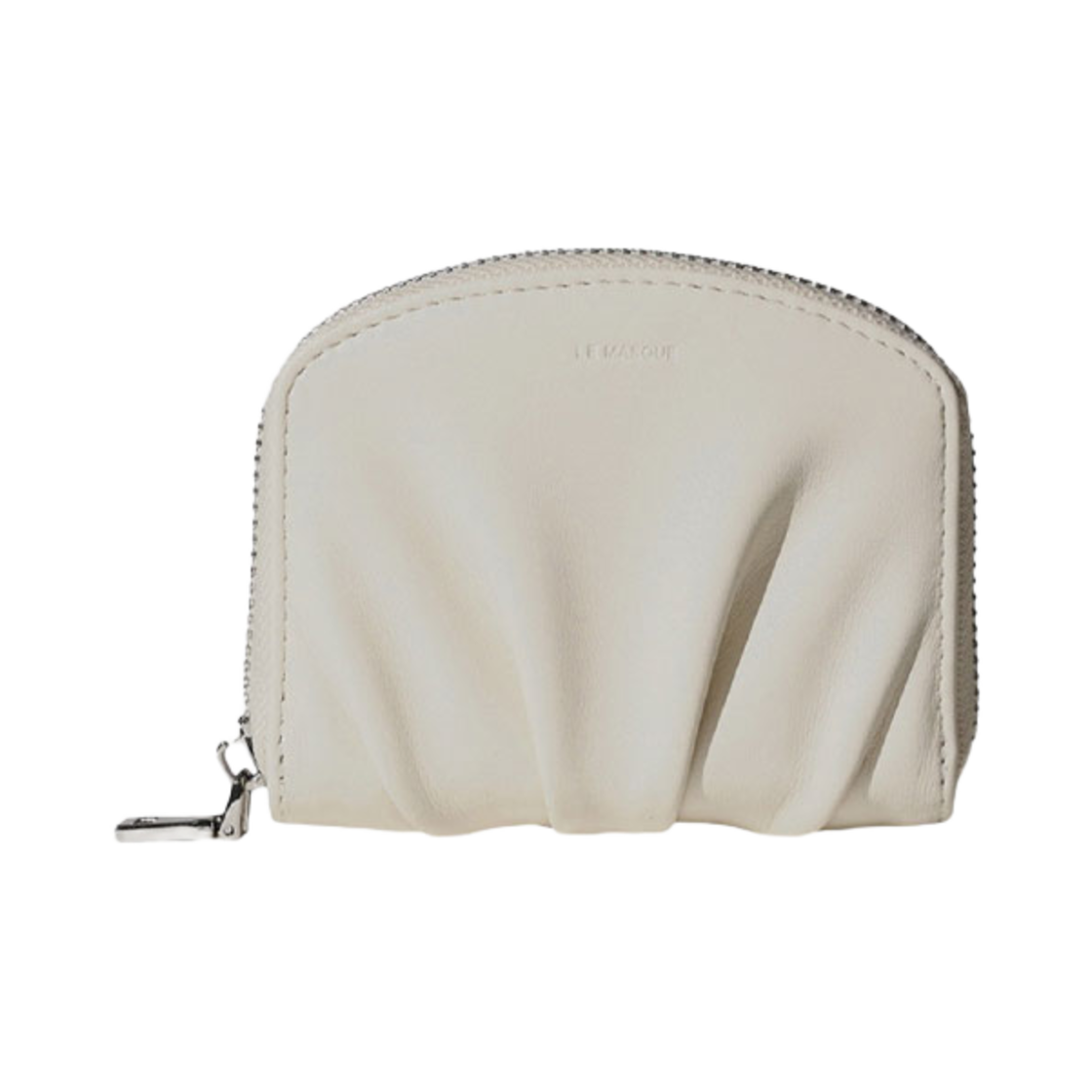 르마스크 도우 지퍼 코인 & 카드 월렛 크림 화이트(Le Masque Dough Zipper Coin & Card Wallets Cream White) - 1