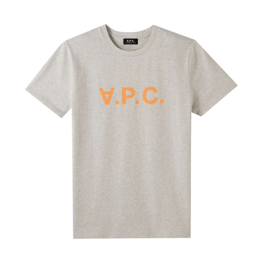 아페쎄 VPC 바이컬러 H 티셔츠 헤더 에크루 오렌지(A.P.C. VPC Bicolor H T-Shirt Heather Ecru Orange)