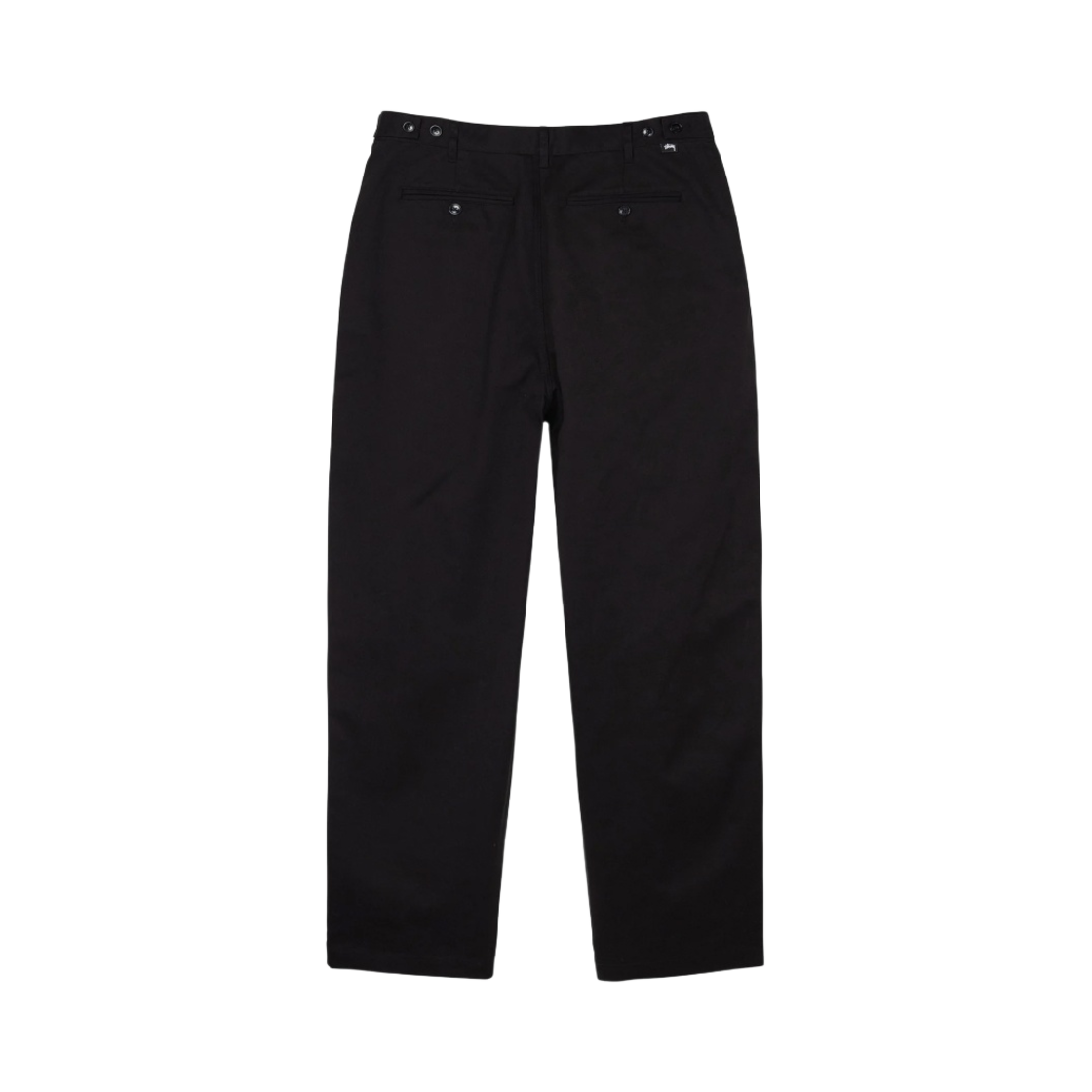 스투시 트윌 볼륨 플리츠 트라우저 블랙(Stussy Twill Volume Pleated Trousers Black) - 2