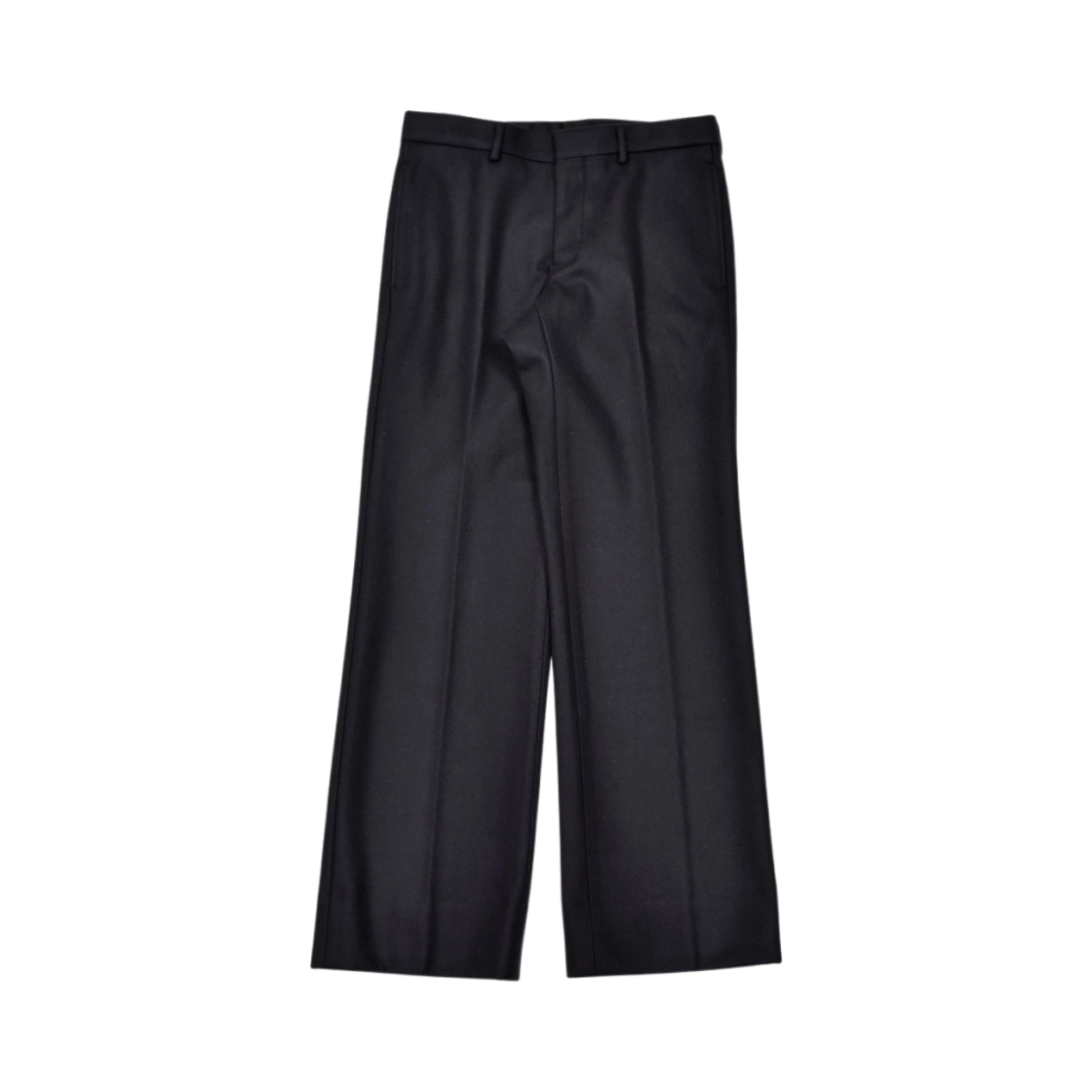 코모리 라이트 멜튼 파이프드 스템 팬츠 네이비 - 24AW(Comoli Light Melton Piped Stem Pants Navy - 24AW)