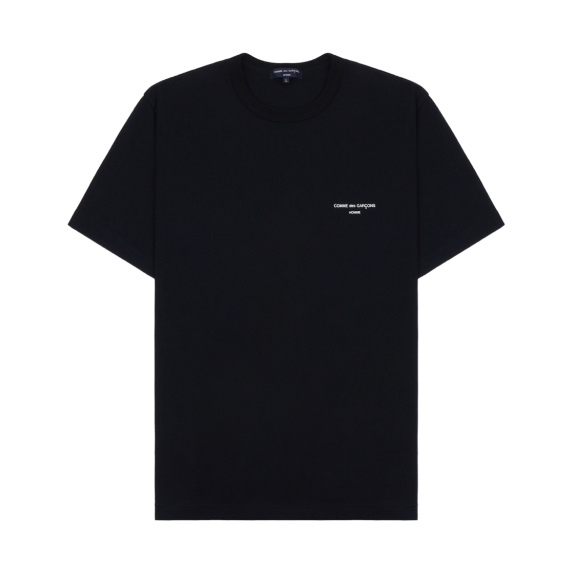 꼼데가르송 옴므 로고 티셔츠 블랙(Comme des Garcons Homme Logo T-Shirt Black) - 1