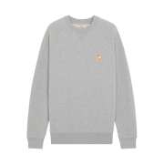 Maison Kitsune Chillax Fox Patch Classic Sweatshirt Grey Melange