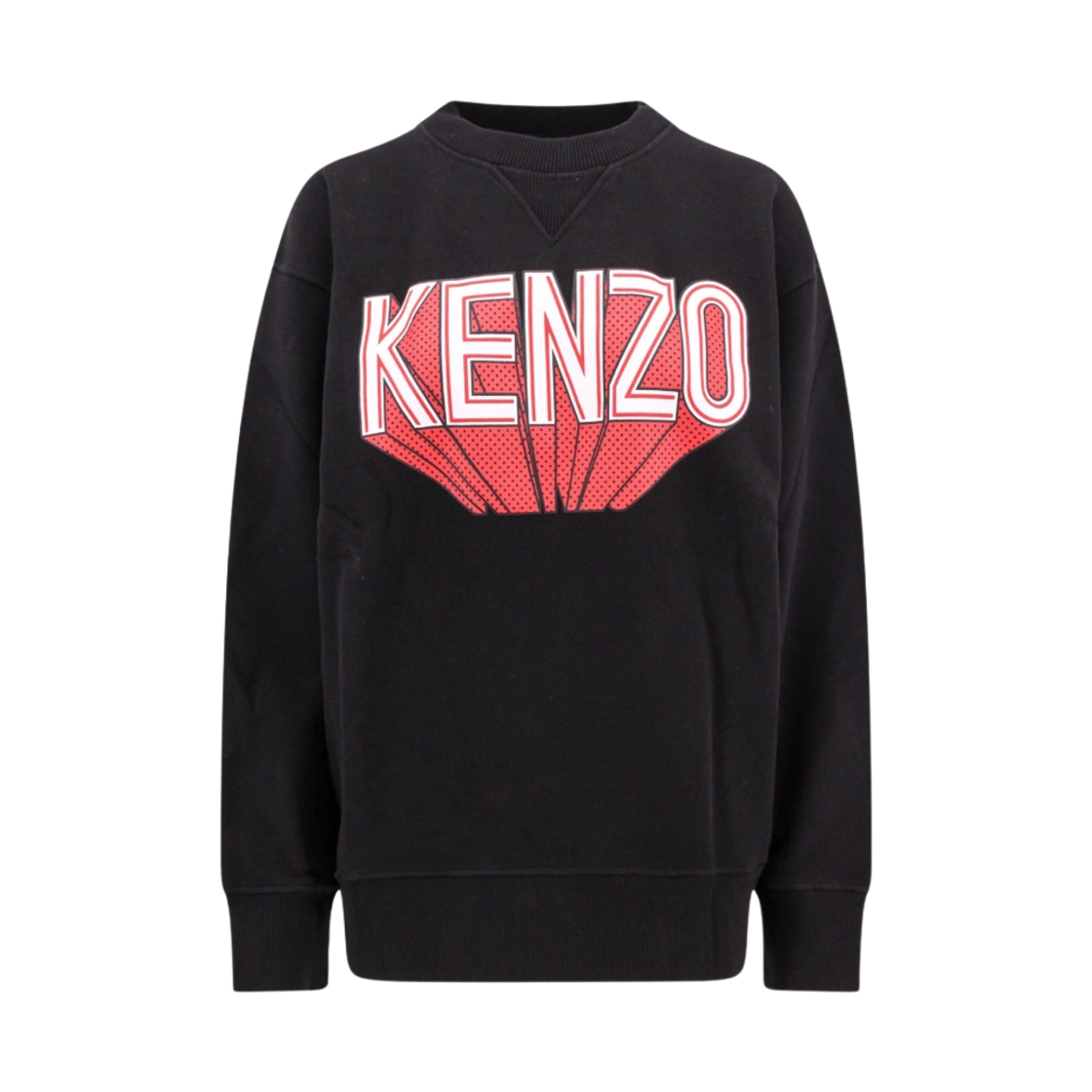 FD62SW0514MB-99J (W) Kenzo Logo Crewneck Sweatshirt Black