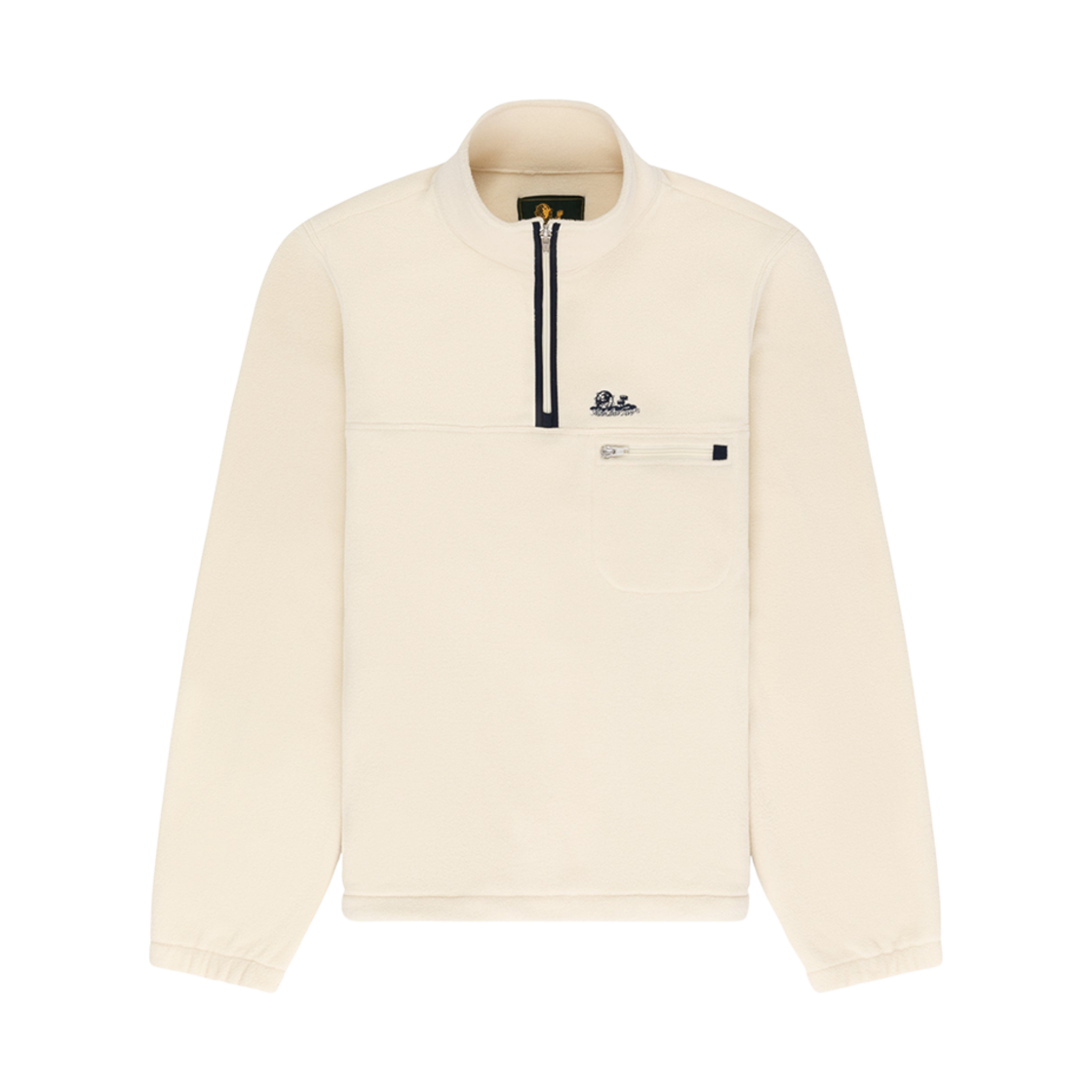 에메 레온 도르 유니스피어 쿼터 집 플리스 풀오버 본 화이트(Aime Leon Dore Unisphere Quarter Zip Fleece Pullover Bone White)