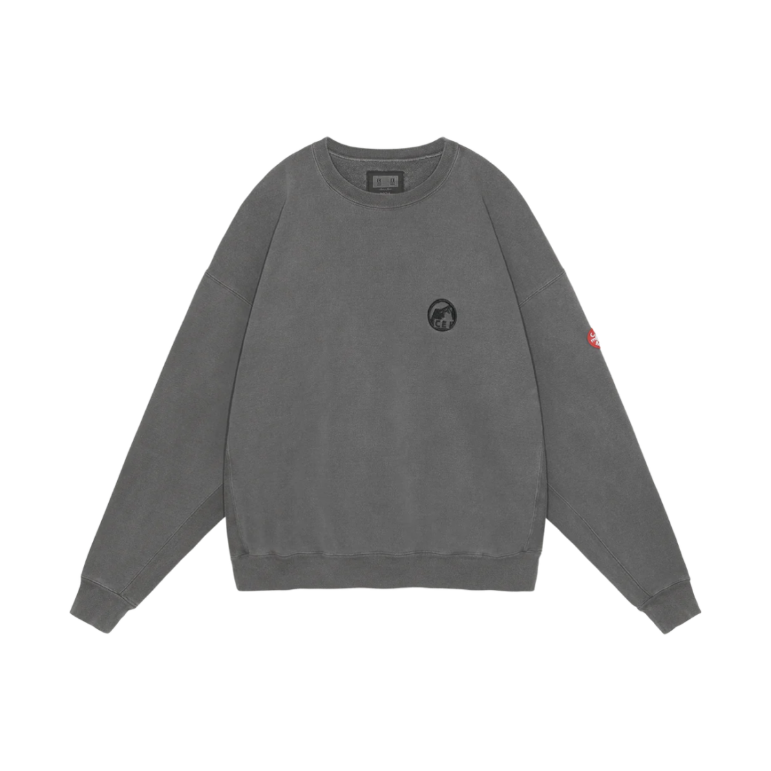 카브엠트 오버다이 프리 코그 크루넥 차콜 - 24FW