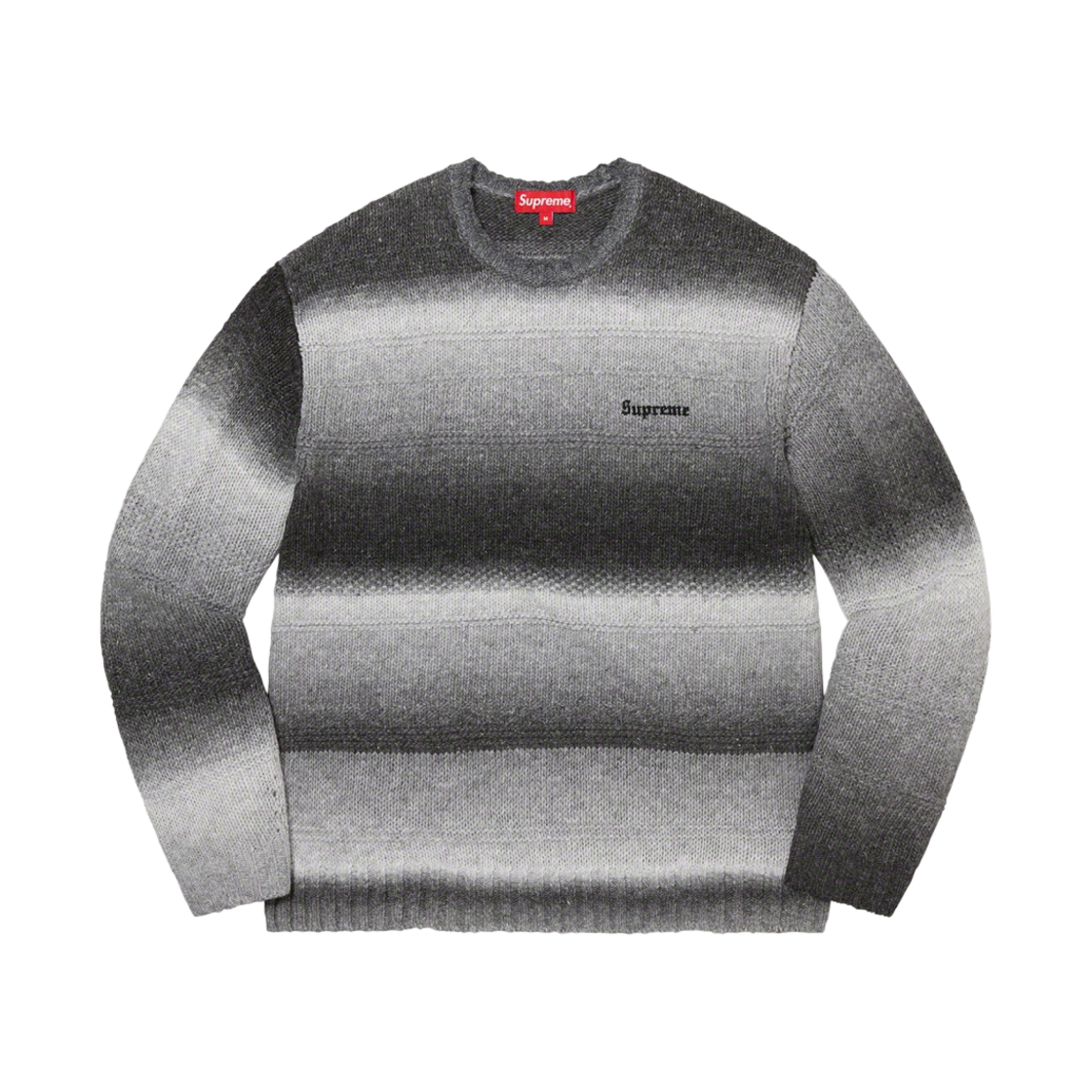 슈프림 그라디언트 스트라이프 스웨터 블랙 - 22FW(Supreme Gradient Stripe Sweater Black - 22FW) - 1