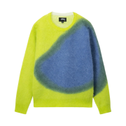 Stussy Brushed Dot Sweater Lime