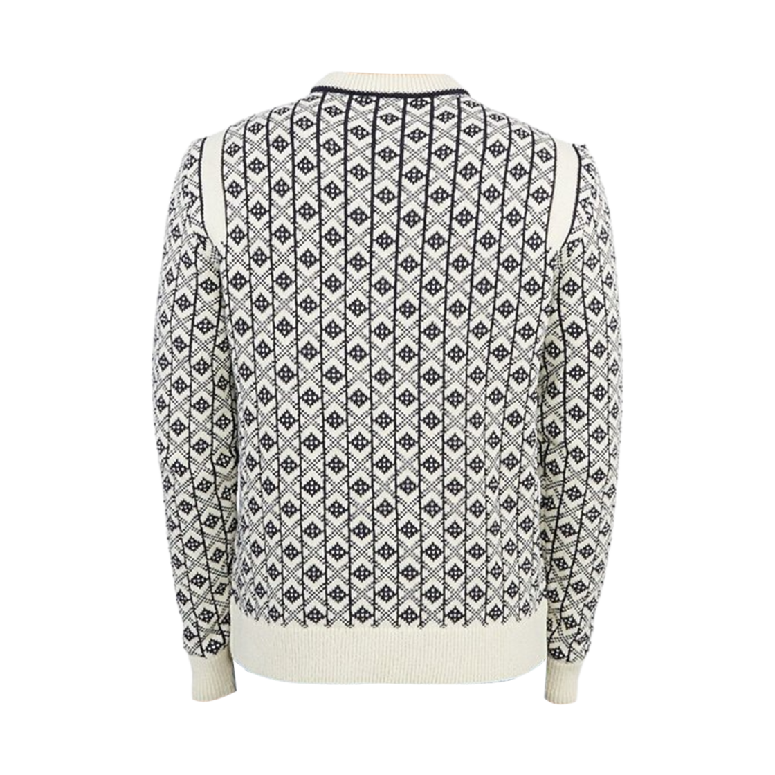 질 샌더 자카드 울 니트 화이트(Jil Sander Jacquard Wool Knit White) - 2