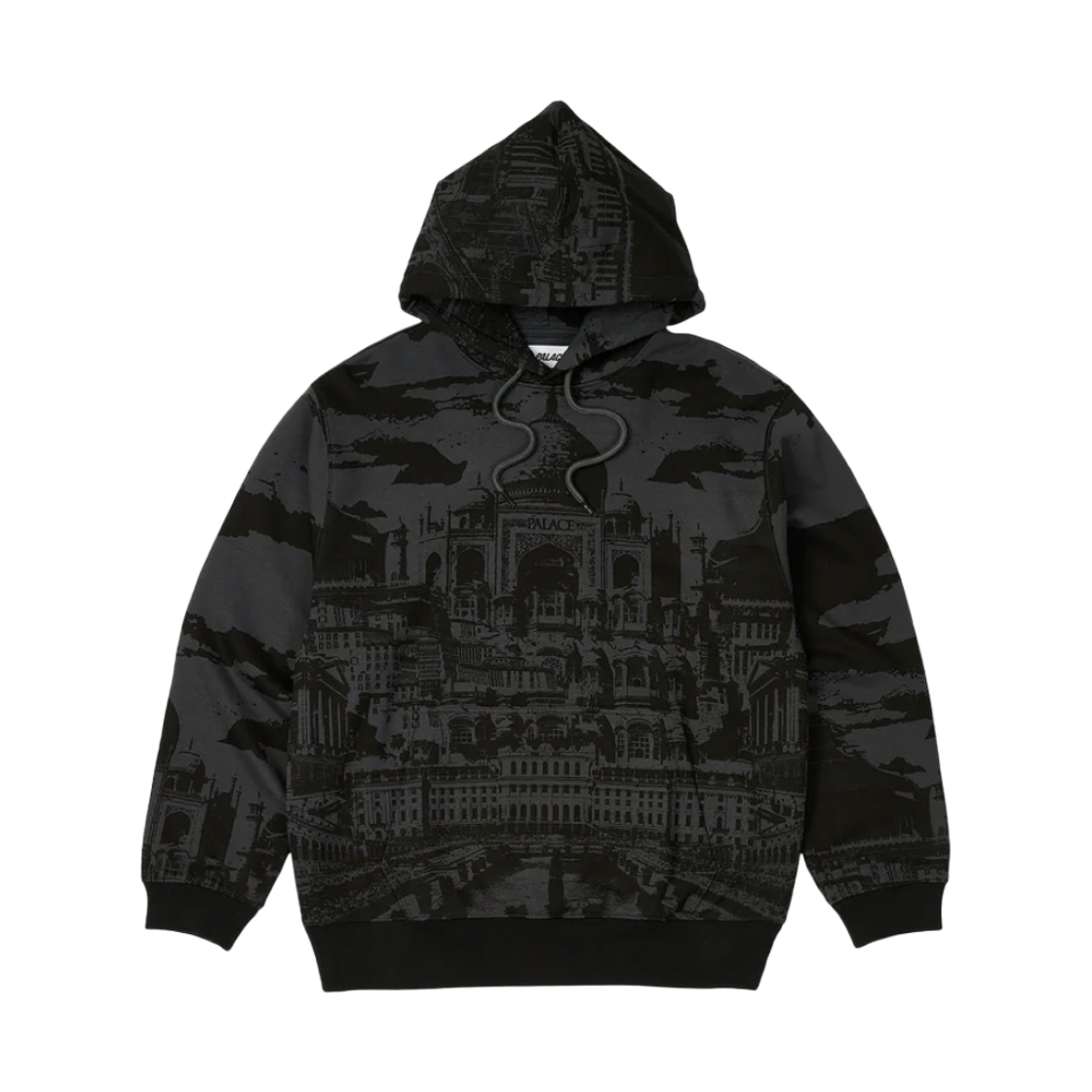 팔라스 메가 팔라스 후드 블랙 - 23FW(Palace Mega Palace Hood Black - 23FW) - 1