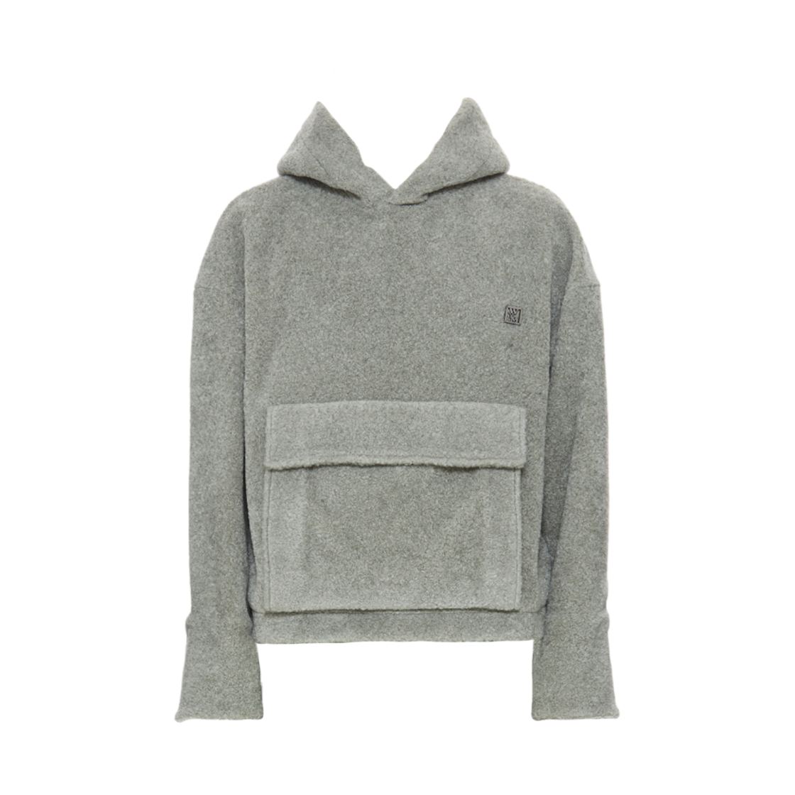 우영미부클 후드 민트 - 22FW(Wooyoungmi Boucle Hoodie Mint - 22FW) - 1