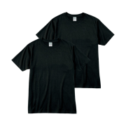 Printstar Light Round T-Shirt Black (2Pack)