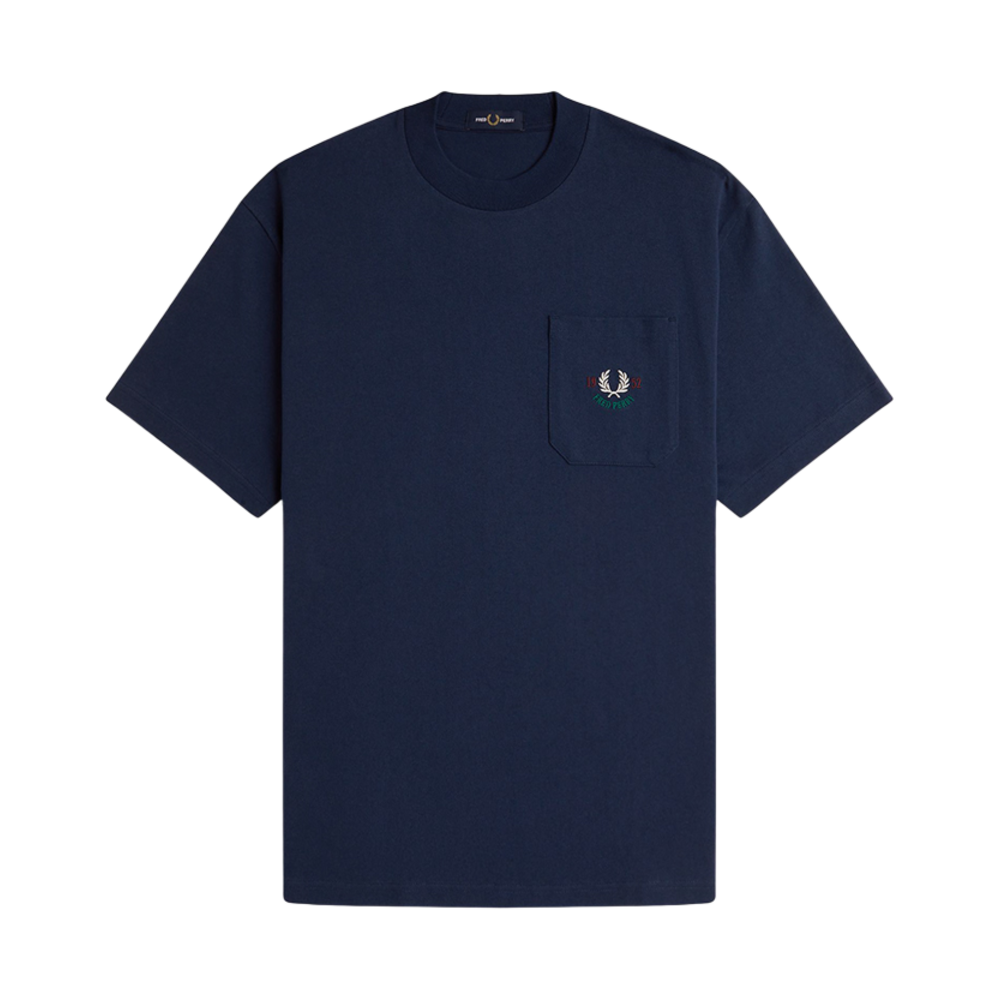 프레드페리 클럽하우스 릴렉스드 1952 티셔츠 테니스 블루(Fred Perry Clubhouse Relaxed 1952 T-Shirt Tennis Blue)