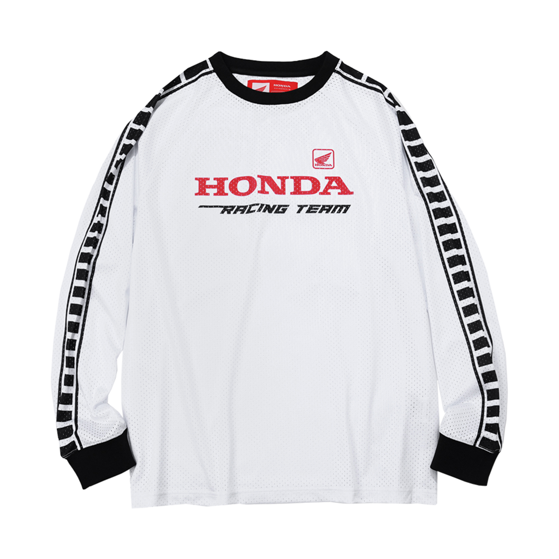혼다 빈티지 레이싱 메쉬 롱슬리브 화이트(Honda Vingtage Racing Mesh Long Sleeve_White) - 1