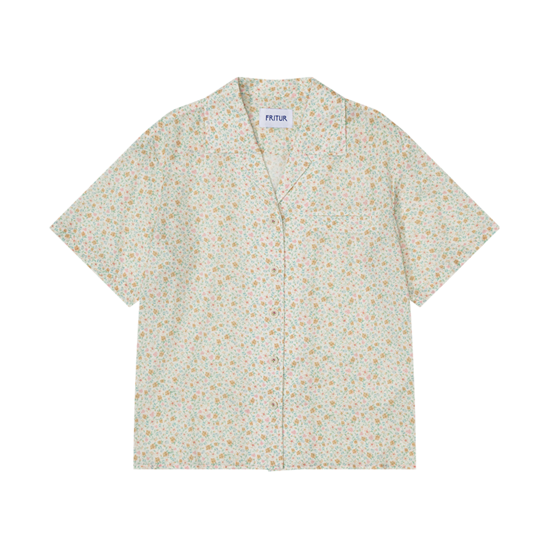 F252ST07 FRITUR French Flower Shirt Ivory